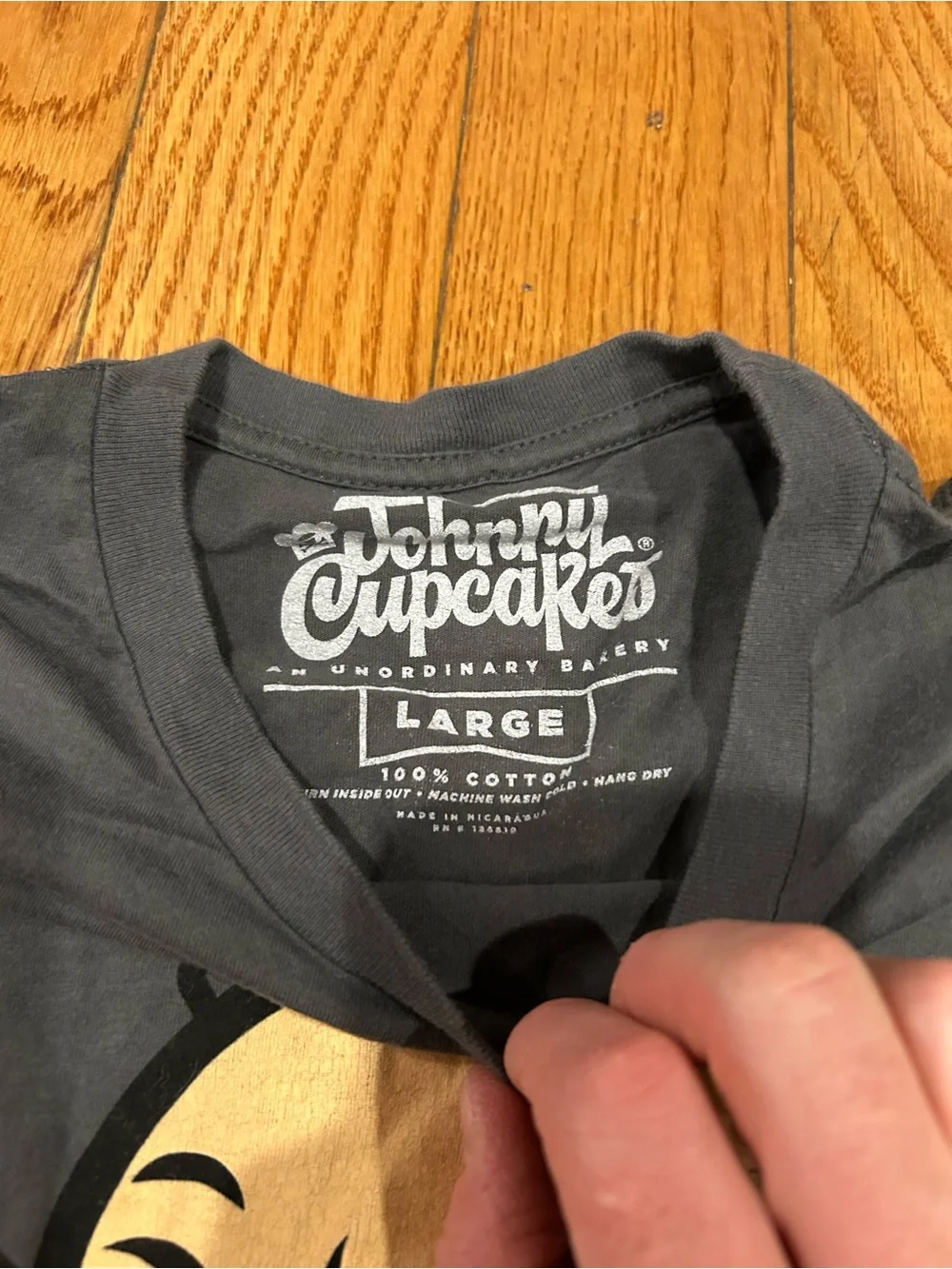 Johnny Cupcakes x Sonic Dr. Eggman Robotnik Graphic T-Shirt Charcoal Gray L